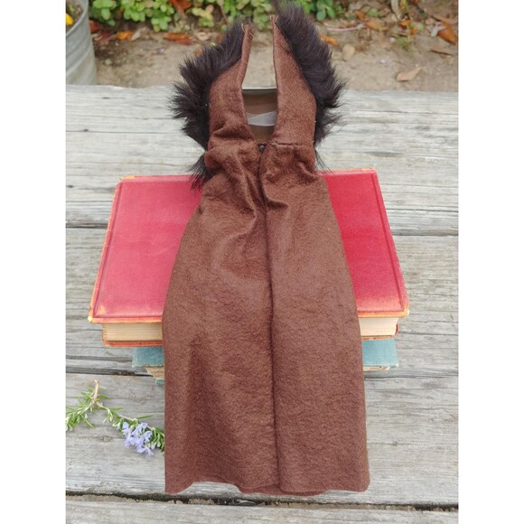 Vintage Carved Wood Wolf Hand Puppet, Collectable German Folk Art - Picture 6 of 10